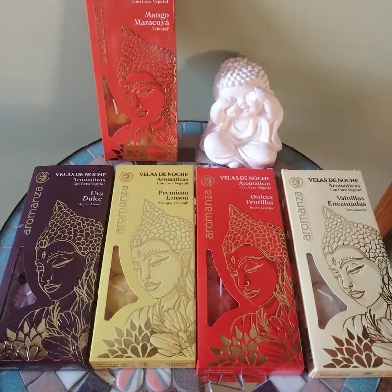 Velas de Noche Aromáticas de la marca Aromanza,